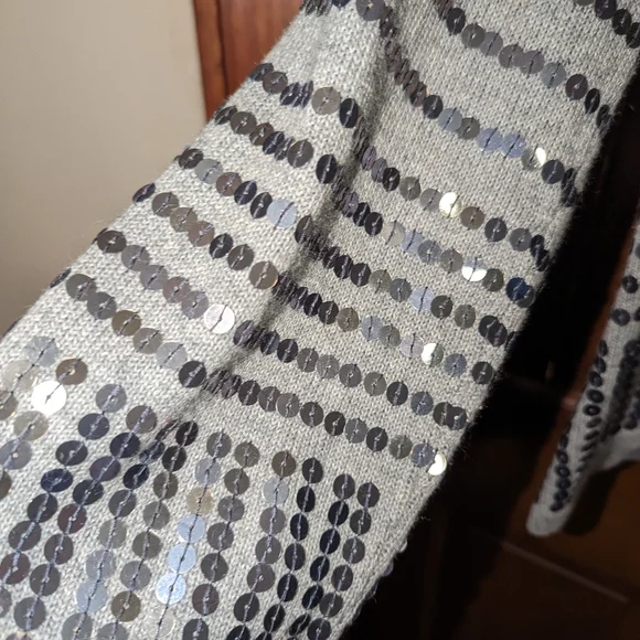 Vintage Elana Cardello Sweater/Jacket Faux Fur Collar - Picture 2 of 6